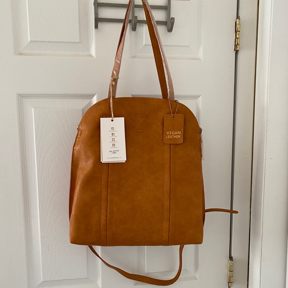 ****SOLD**** ANTIK KRAFT VEGAN LEATHER HOBO